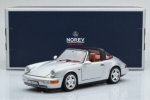 Porsche 911 964 Carrera 4 Targa Polar Ασημί Norev 1:18 187342 Μέταλλο - εικόνα 9 από 9
