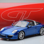 Porsche 911 991 4S Targa Μπλε GT Spirit 1:18 - image 5 of 5