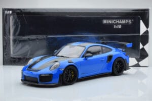 Porsche 911 GT2 RS 991.2 Weissach Package Μπλε Μαύρες Ζάντες Μαγνησίου Minichamps 1:18 153068316 Μέταλλο - εικόνα 6 από 6