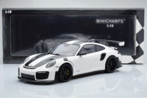 Porsche 911 GT2 RS 991.2 Weissach Package Λευκό Μαύρες Ζάντες Μαγνησίου Minichamps 1:18 153068309 Μέταλλο - εικόνα 6 από 6