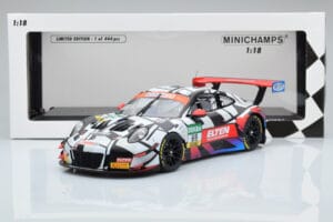 Porsche 911 GT3 R Iron Force by Ring Police #69 J. van Slooten / L. Luhr ADAC GT Masters 2018 Minichamps 1:18 153186969 Μέταλ - εικόνα 5 από 5