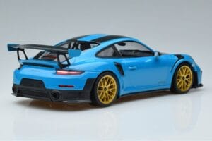 Porsche 911 991.2 GT3 RS Weissach Package Miami Μπλε Χρυσές Ζάντες Minichamps 1:18 153068310 Μέταλλο - εικόνα 2 από 6