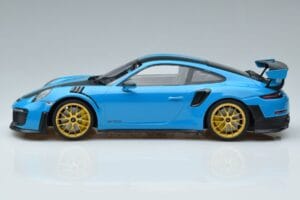 Porsche 911 991.2 GT3 RS Weissach Package Miami Μπλε Χρυσές Ζάντες Minichamps 1:18 153068310 Μέταλλο - εικόνα 3 από 6