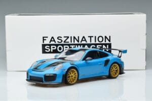 Porsche 911 991.2 GT3 RS Weissach Package Miami Μπλε Χρυσές Ζάντες Minichamps 1:18 153068310 Μέταλλο - εικόνα 6 από 6