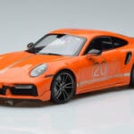 Porsche 911 992 Turbo S China 20th Anniversary Πορτοκαλί Minichamps 1:18