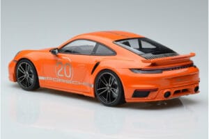 Porsche 911 992 Turbo S China 20th Anniversary Πορτοκαλί Minichamps 1:18 155069171 Μέταλλο - εικόνα 5 από 6
