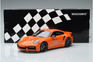 Porsche 911 992 Turbo S China 20th Anniversary Πορτοκαλί Minichamps 1:18 155069171 Μέταλλο - εικόνα 6 από 6