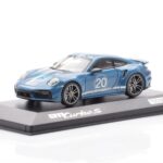 Porsche 911 992 Turbo S Oslo Μπλε Minichamps 1:43 - image 2 of 4