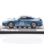 Porsche 911 992 Turbo S Oslo Μπλε Minichamps 1:43