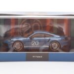 Porsche 911 992 Turbo S Oslo Μπλε Minichamps 1:43 - image 4 of 4