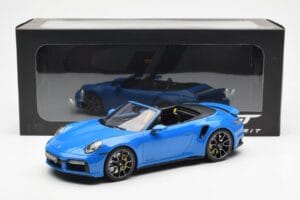 Porsche 911 992 Turbo S Shark Μπλε GT Spirit 1:18 GT441 Ρητίνη - εικόνα 6 από 6