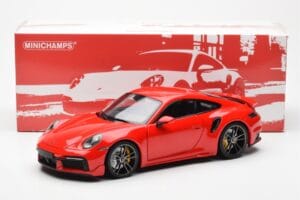 Porsche 911 992 Turbo S Sport Design Κόκκινο Minichamps 1:18 113069078 Μέταλλο - εικόνα 8 από 8