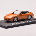 Porsche 911 997 Carrera 4 Καμπριολέ Πορτοκαλί Μεταλλικό Minichamps 1:43 - image 2 of 4