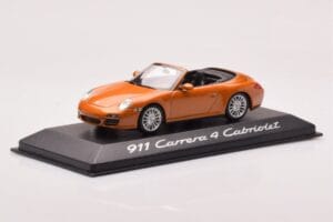 Porsche 911 997 Carrera 4 Καμπριολέ Πορτοκαλί Μεταλλικό Minichamps 1:43 WAP02001618 Μέταλλο - εικόνα 2 από 4