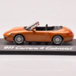 Porsche 911 997 Carrera 4 Καμπριολέ Πορτοκαλί Μεταλλικό Minichamps 1:43