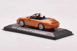 Porsche 911 997 Carrera 4 Καμπριολέ Πορτοκαλί Μεταλλικό Minichamps 1:43 WAP02001618 Μέταλλο - εικόνα 3 από 4