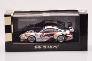 Porsche 911 997 GT3 Cup #124 Mattheus / Geoffroy / Vanbellingen / Fumal 24 Hours of Spa 2005 Minichamps 1:43 400056224 Μέταλλ - εικόνα 4 από 4