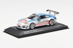 Porsche 911 997 GT3 R Cybernet #123 Fumal / Thiry / Rosenlad / Lefort 24 Hours of Spa 2011 Minichamps 1:43 400118923 Μέταλλο - εικόνα 2 από 4