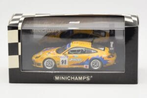 Porsche 911 997 GT3 RS T2M #91 Yamagishi / Fournoux / Konopka 24 Hours of Le Mans 2006 Minichamps 1:43 400066991 Μέταλλο - εικόνα 4 από 4