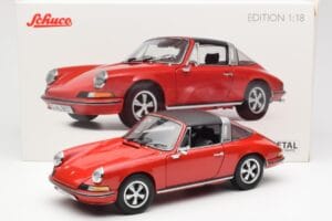 Porsche 911 Targa S Κόκκινο Schuco 1:18 450036200 Μέταλλο - εικόνα 9 από 9
