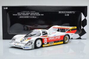 Porsche 956K Lindsay Saker #8 B. Wollek / C. Serra / S. Johansson 1000km Kyalami 1983 Minichamps 1:18 155836698 Μέταλλο - εικόνα 6 από 6