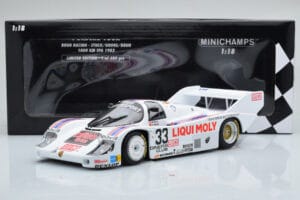 Porsche 956K Liqui Moly Brun Racing #33 H-J. Stuck / H. Grohs / W. Brun 1000km Spa 1983 Minichamps 1:18 155836633 Μέταλλο - εικόνα 6 από 6
