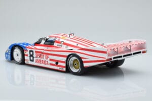 Porsche 956L Spirit of America #8 G. Follmer / J. Morton / K. Miller 24 Hours of Le Mans 1986 Minichamps 1:18 180866508 Μέταλ - εικόνα 7 από 8