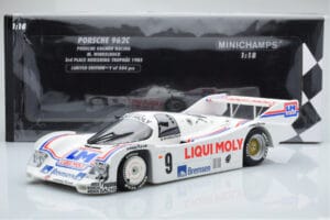 Porsche 962C Kremer Racing Liqui Moly #9 M. Winkelhock 3rd Place Norisring Trophy 1985 Minichamps 1:18 155856509 Μέταλλο - εικόνα 6 από 6