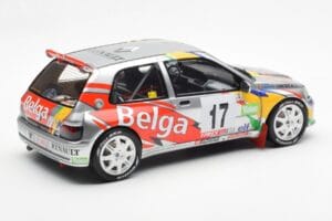 Renault Clio Maxi Kit Car Belga #17 Rally Ypres 1995 Otto 1:18 OT1058 Ρητίνη - εικόνα 2 από 6