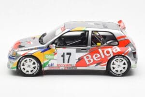 Renault Clio Maxi Kit Car Belga #17 Rally Ypres 1995 Otto 1:18 OT1058 Ρητίνη - εικόνα 3 από 6