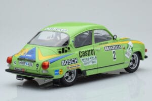 Saab 96 V4 #2 S. Blomqvist / H. Sylvan Rally Sweden 1976 IXO 1:18 18RMC085B Μέταλλο - εικόνα 2 από 6