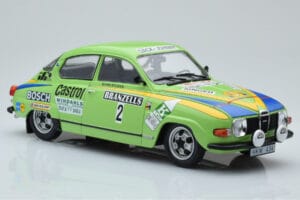 Saab 96 V4 #2 S. Blomqvist / H. Sylvan Rally Sweden 1976 IXO 1:18 18RMC085B Μέταλλο - εικόνα 4 από 6
