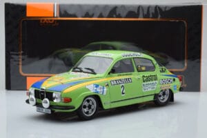 Saab 96 V4 #2 S. Blomqvist / H. Sylvan Rally Sweden 1976 IXO 1:18 18RMC085B Μέταλλο - εικόνα 6 από 6
