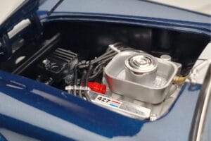 Shelby Cobra 427 S/C Σκούρο Μπλε Kyosho 1:18 08048DBL Μέταλλο - εικόνα 8 από 9