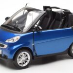 Smart Fortwo 451 Cabrio Μπλε & Μαύρο Minichamps 1:18 - image 2 of 8