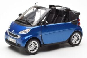Smart Fortwo 451 Cabrio Μπλε & Μαύρο Minichamps 1:18 150036330 Μέταλλο - εικόνα 2 από 8