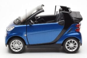 Smart Fortwo 451 Cabrio Μπλε & Μαύρο Minichamps 1:18 150036330 Μέταλλο - εικόνα 4 από 8
