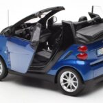 Smart Fortwo 451 Cabrio Μπλε & Μαύρο Minichamps 1:18 - image 5 of 8