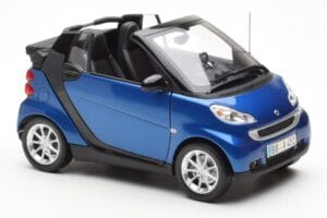 Smart Fortwo 451 Cabrio Μπλε & Μαύρο Minichamps 1:18 150036330 Μέταλλο - εικόνα 6 από 8