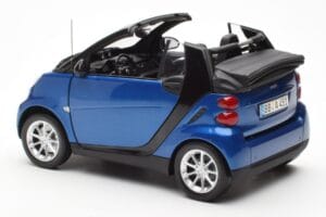 Smart Fortwo 451 Cabrio Μπλε & Μαύρο Minichamps 1:18 150036330 Μέταλλο - εικόνα 7 από 8