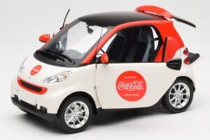 Smart Fortwo 451 Coca-Cola Minichamps 1:18 150036301 Μέταλλο - εικόνα 2 από 8