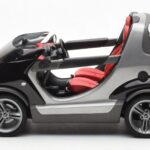 Smart Fortwo Crossblade Καμπριολέ Ασημί Μαύρο Kyosho 1:18 - image 3 of 6