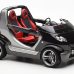 Smart Fortwo Crossblade Καμπριολέ Ασημί Μαύρο Kyosho 1:18 - image 4 of 6