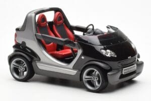 Smart Fortwo Crossblade Καμπριολέ Ασημί Μαύρο Kyosho 1:18 13440 Μέταλλο - εικόνα 4 από 6