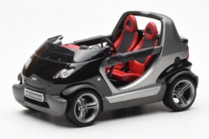 Smart Fortwo Crossblade Καμπριολέ Ασημί Μαύρο Kyosho 1:18