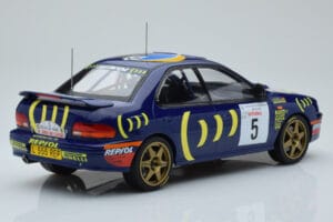 Subaru Impreza 555 #5 C. Sainz / L. Moya Tour de Corse 1995 IXO 1:18 18RMC063A Μέταλλο - εικόνα 2 από 6