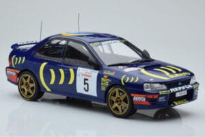 Subaru Impreza 555 #5 C. Sainz / L. Moya Tour de Corse 1995 IXO 1:18 18RMC063A Μέταλλο - εικόνα 4 από 6