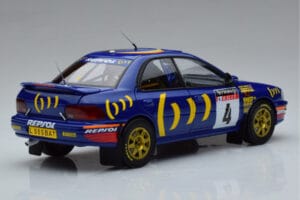 Subaru Impreza #4 C. McRae / D. Ringer Winner RAC Rally 1994 Kyosho 1:18 08962A Μέταλλο - εικόνα 3 από 9