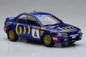 Subaru Impreza #4 C. McRae / D. Ringer Winner RAC Rally 1994 Kyosho 1:18 08962A Μέταλλο - εικόνα 5 από 9