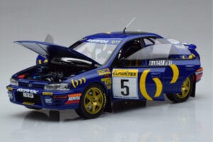Subaru Impreza #5 C. Sainz / L. Moya 2nd Place Rally Monte Carlo 1995 Kyosho 1:18 08962B Μέταλλο - εικόνα 2 από 9